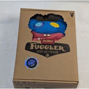 Fuggler Chaos Crew Stink Face Plush Funny Ugly Monster by Zuru, Blue